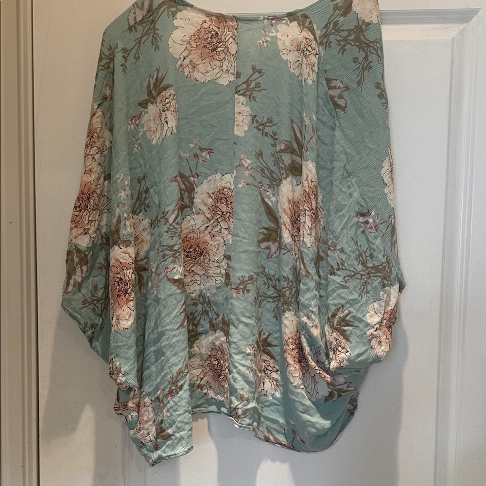 Floral Kimono Cardigan M - Picture 4 of 4